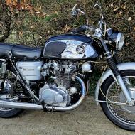 Honda K0 Cb450 Black Bomber 1967 with dutch registration