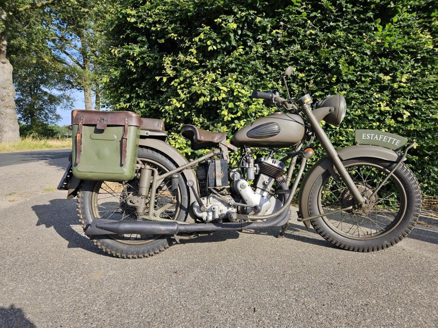 Sarolea 400cc Estafette ex belgian army bike 1951