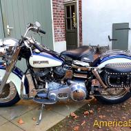 Harley Davidson FLHF 1200 1972 in fully rebuilt condition