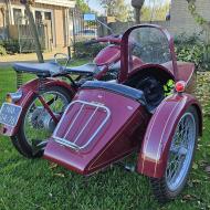 Nimbus 750cc fourcilinder 1938 with sidecar, dutch registration