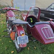 Nimbus 750cc fourcilinder 1938 with sidecar, dutch registration