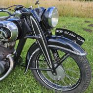 DKW NZ 350cc 1939 with original old and new dutch registration