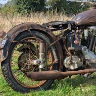 Sarolea Model  350cc OHV 1951 patina condition runs and rides