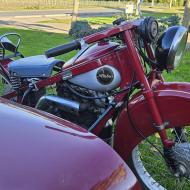 Nimbus 750cc fourcilinder 1938 with sidecar, dutch registration