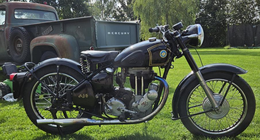 AJS 500cc Ohv 1954   Model 18 with dutch registration papers