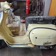 Coming in Gilera G50 1963 fourstroke