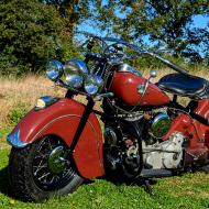 Indian Chief 1200cc  1946 in perfect overhauled condition dutch registration