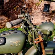 Moto Guzzi 1939  “Alce North Africa” 498 cc IOE frame # 17621 engine # 156
