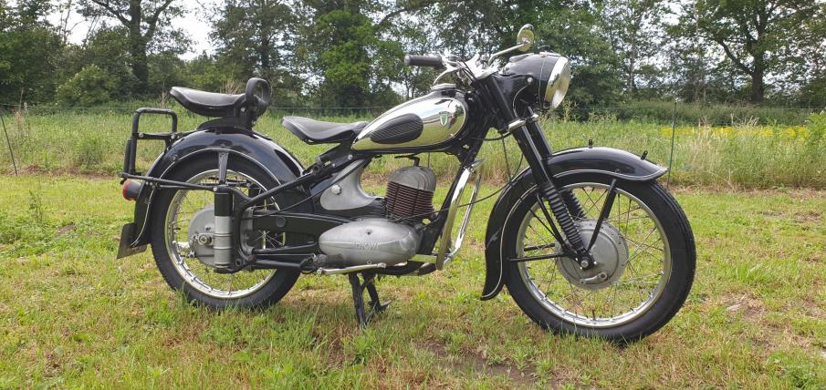 1954 DKW RT250/2 with dutch registration papers (sold to spain)