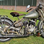 1941 Harley Davidson WL750 Typ 2 mit military longfork ex south african army
