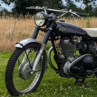 AJS 18CS Competition Scrambler 1958 swedisch papers