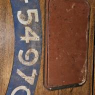 Set of old dutch provincial licence plates front and back