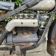 New arrival Nimbus 750cc  four model Special 1952 in old paint